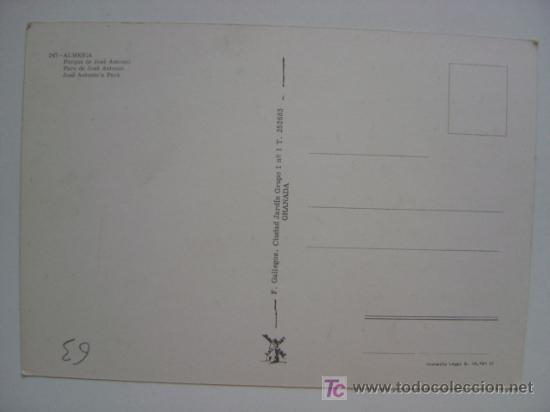 Postales: POSTAL ALMERIA - REF. K-63 - Foto 2