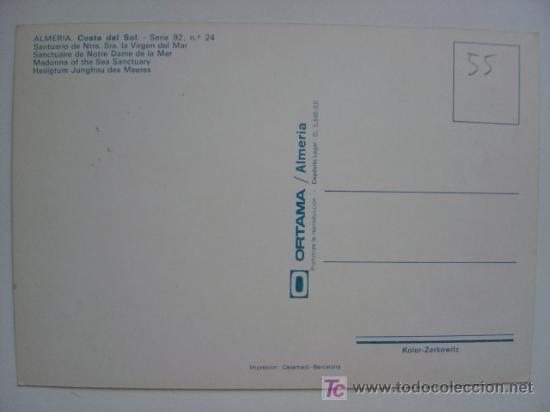 Postales: POSTAL ALMERIA - REF. K-55 - Foto 2