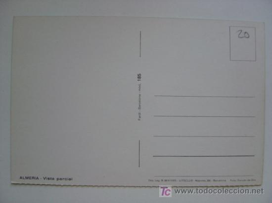 Postales: POSTAL ALMERIA - REF. K-20 - Foto 2