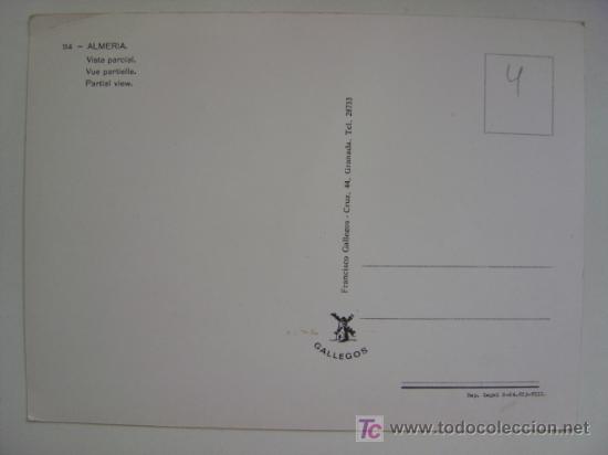 Postales: POSTAL ALMERIA - REF. K-4 - Foto 2
