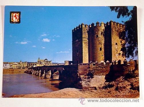 Postales: 760-CORDOBA.PUENTE ROMANO Y FORTALEZA CALAHORRA.Esta escrita.