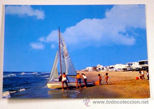 Postales: 8630-COSTA DE LA LUZ-LEPE.HUELVA.PLAYA DE LAS ANTILLAS.Esta escrita.