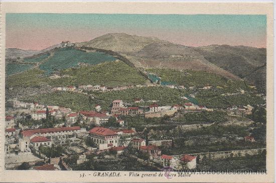 Postales: POSTAL DE GRANADA VISTA GENERAL DE SACROMONTE - Foto 1