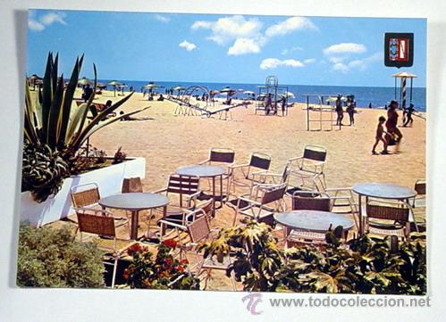 Postales: 26-AYAMONTE.PLAYA ISLA CANELA.VISTA PARCIAL.No circulada,esta escrita.
