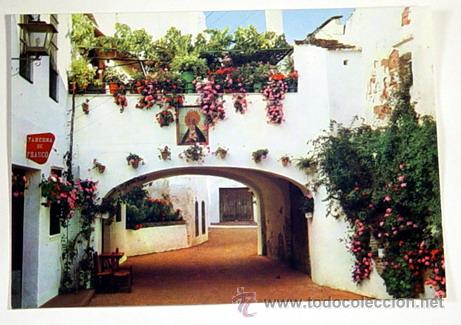 Postales: 30-ARACENA.PASAJE DEL PINTOR GUSTACO BACARISAS.No circulada.