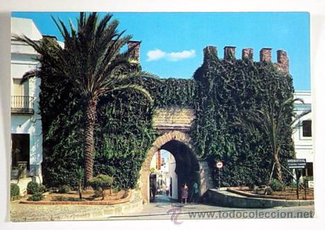 Postales: 31-TARIFA.CADIZ.PUNTA DE EUROPA.PUERTA DE JEREZ.No ciculada.