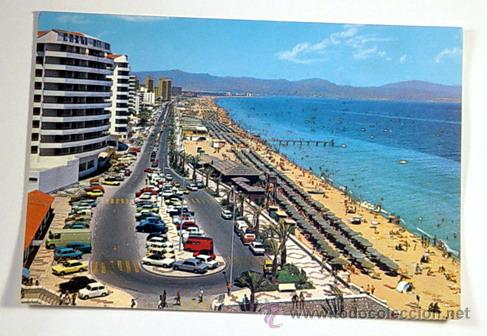 Postales: 1003-COSTA DEL SOL.TORREMOLINOS.PASEO MARITIMO.PASEO MARITIMO.Circulada en el a&ntilde;o 81.