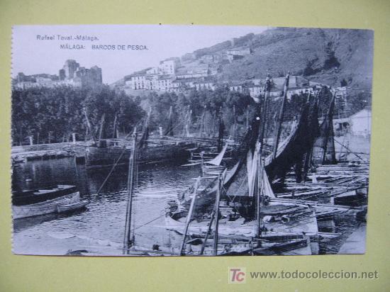 Postales: MALAGA - BARCOS DE PESCA - SIN CIRCULAR