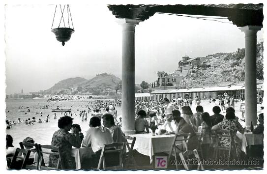 Postales: MALAGA , BA&Ntilde;OS DEL CARMEN , P23013