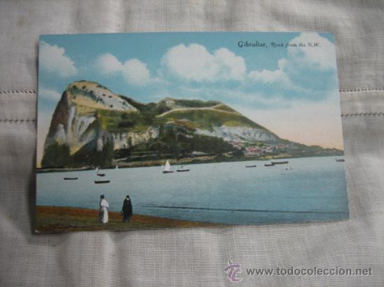 Postales: GIBRALTAR,ROCK FROM THE N.W - Foto 1