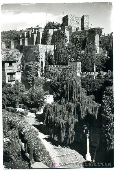 Postales: MALAGA, LA ALCAZABA,     P23004