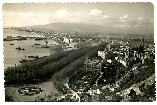 Postales: MALAGA, VISTA PARCIAL,       P23014