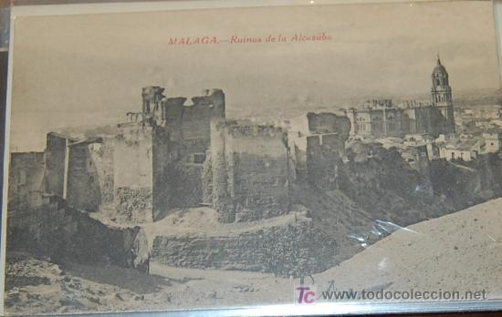 Postkarten: POSTAL DE MALAGA. RUINAS DE LA ALCAZABA