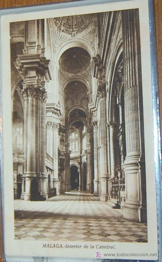 Postkarten: POSTAL DE MALAGA. INTERIOR DE LA CATEDRAL