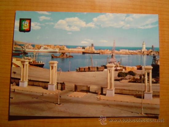Postales: POSTAL MALAGA ENTRADA AL PUERTO SIN CIRCULAR