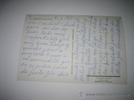 Postales: N&ordm; 50.-FUENGIROLA - Foto 2