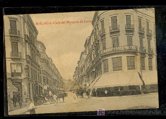Cartoline: MALAGA. CALLE DEL MARQUES DE LARIOS.
