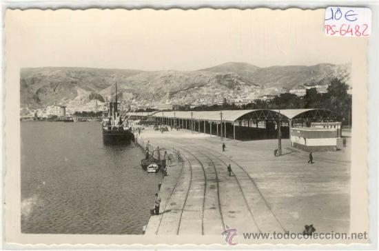 Postales: (PS-6482)POSTAL DE ALMERIA-EL PUERTO.NAVES DE MERCANCIAS