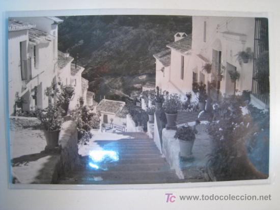 Postales: ALORA (MALAGA): CALLE NEGRILLOS. FOTOGRAFIA ANTIGUA