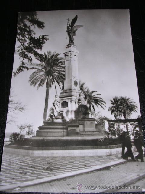 Postales: 7- CADIZ.- MONUMENTO AL MARQUES DE COMILLAS.HELIOTIPIA ARTISTICA ESPA&Ntilde;OLA-1959-