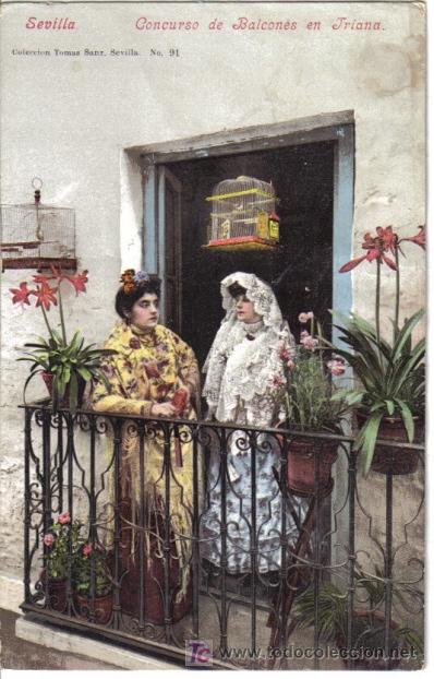 Postales: SEVILLA, TRIANA, CONCURSO DE BALCONES - Foto 1