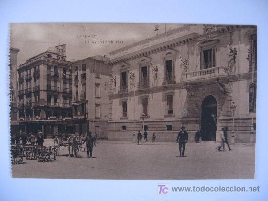 Postales: GRANADA EL AYUNTAMIENTO - Foto 1