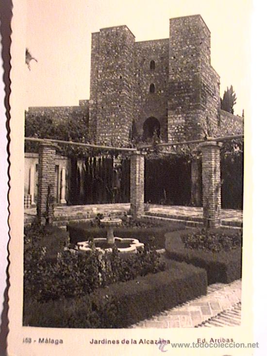 Postales: POSTAL DE M&Aacute;LAGA DE LOS A&Ntilde;OS 50 - Foto 1