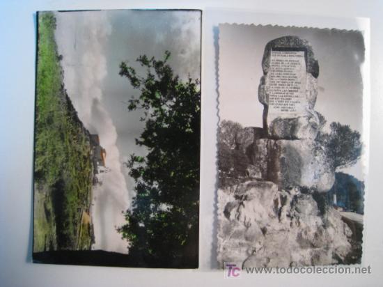 Postales: ANDUJAR: PIEDRA CAMINANTE + SANTUARIO NTRA. SRA. CABEZA. LOTE 2 POSTALES
