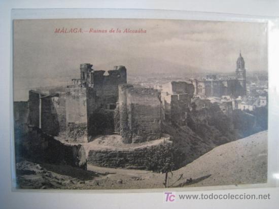 Postales: MALAGA: RUINAS DE LA ALCAZABA (TOVAL). POSTAL ORIGINAL
