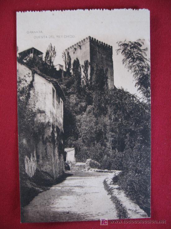 Postales: GRANADA - CUESTA DEL REY CHICO - Foto 1