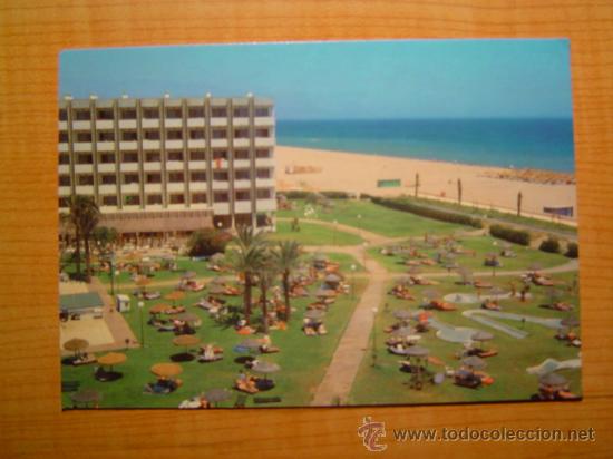Postales: POSTAL ROQUETAS DE MAR (ALMERIA) HOTEL ZORAIDA PARK U PLAYA SIN CIRCULAR