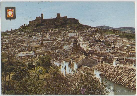 Postales: Tarjeta POSTAL DE ALCALA LA REAL VISTA PARCIAL AL FONDO CASTILLO DE LA MOTA JAEN