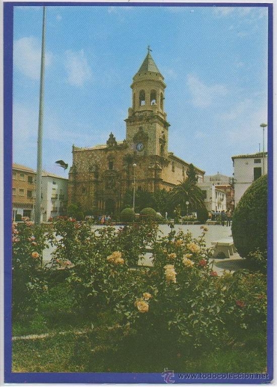 Postales: Tarjeta POSTAL DE MANCHA REAL VISTA DE LA PLAZA JAEN