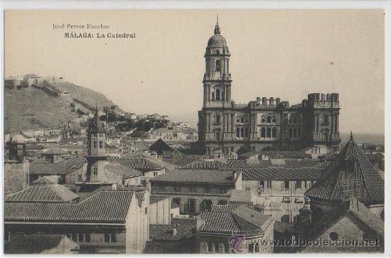Postales: TARJETA POSTAL DE MALAGA LA CATEDRAL