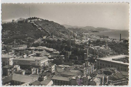Postales: TARJETA POSTAL DE MALAGA ALCAZABA Y GIBRALFARO