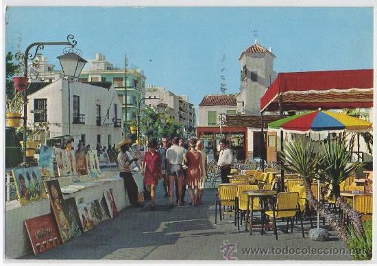 Postales: TARJETA POSTAL DE TORREMOLINOS CALLE DE LA NOGALERA COSTA DEL SOL MALAGA