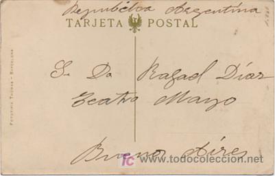 Postales: M&Aacute;LAGA. DESDE EL CASTILLO. (THOMAS). CIRCULADA, 1911. - Foto 2