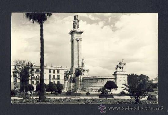 Postales: Postal de CADIZ: Plaza de Espa&ntilde;a (Ed.Malet num.28)