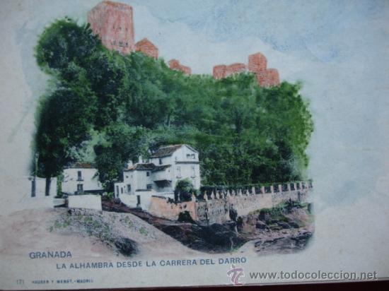 Postales: GRANADA,COLOREADA A MANO.S/C - Foto 1