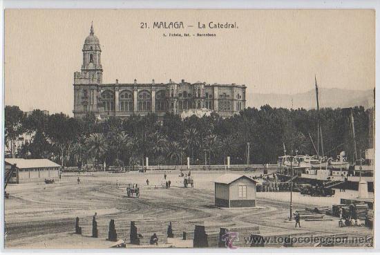 Postales: TARJETA POSTAL DE MALAGA LA CATEDRAL