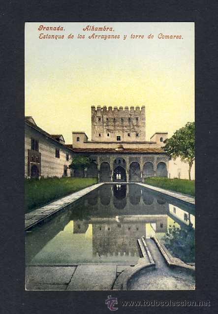 Postales: Postal de GRANADA: Alhambra, Estanque de los Arrayanes (Purger & Co num.5831) - Foto 1