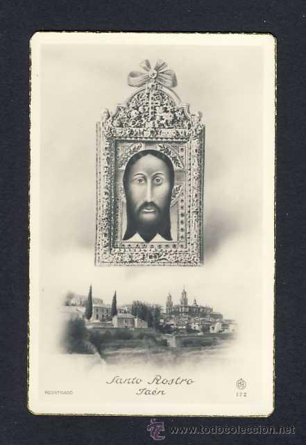 Postales: Postal de JAEN: Santo Rostro (Ede.MB num.172)
