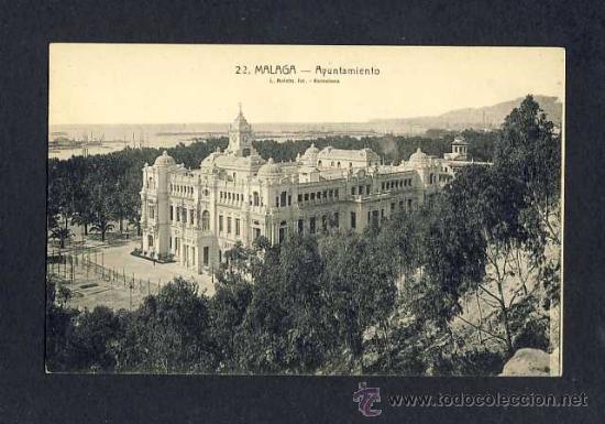 Postales: Postal de MALAGA: Ayuntamiento (Roisin num.22)