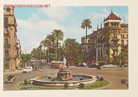 Postales: POSTAL 2-SEVILLA.CALLE DE SAN FERNANDO.HOTEL ALFONSO XIII.No circulada.