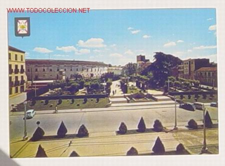 Postales: POSTAL-19-LINARES-JAEN.JARDINES SANTA MARGARITA Y BUSTOS MARQUESES DE LINARES.Circulada.