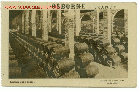 Postcards: PUERTO DE SANTA MARIA - VINOS OSBORNE BRANDY