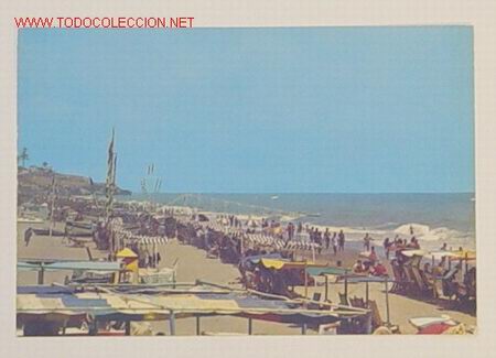 Postales: POSTAL TORREMOLINOS-PLAYA DE LA GLORIA.No circulada.