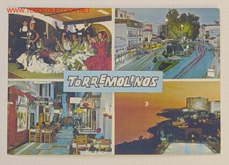 Postales: POSTAL 1582-COSTA DEL SOL-TORREMOLINOS.No circulada.