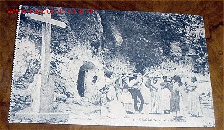 Postales: ANTIGUA POSTAL DE GRANADA - BAILE DE GITANOS - Foto 1