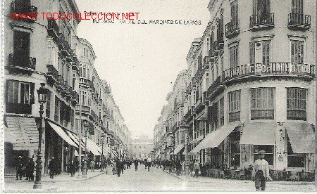 Postales: MALAGA: CALLE DEL MARQUES DE LARIOS.